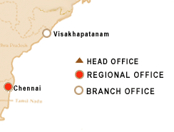 Our offices in Map - Section 4